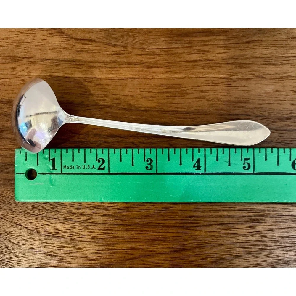 2 Antique Weidlich Stratfield Sterling Silver Soup Spoon 1930's